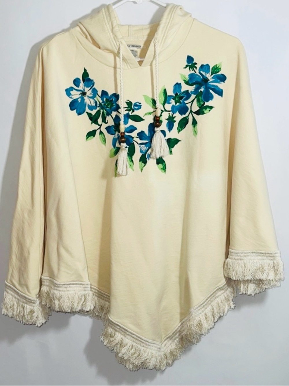 Lucky Brand Hooded Poncho One Size NWOT